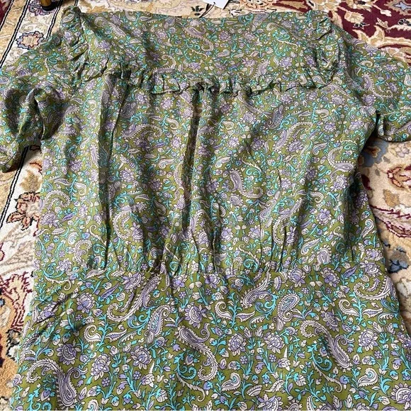 Veronica Beard NWT Dress GREEN AND PINK - Picture 9 of 10